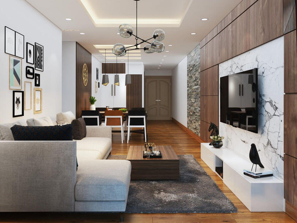 Top mẫu thiết kế nội thất căn hộ 1 phòng ngủ siêu đẹp 2025